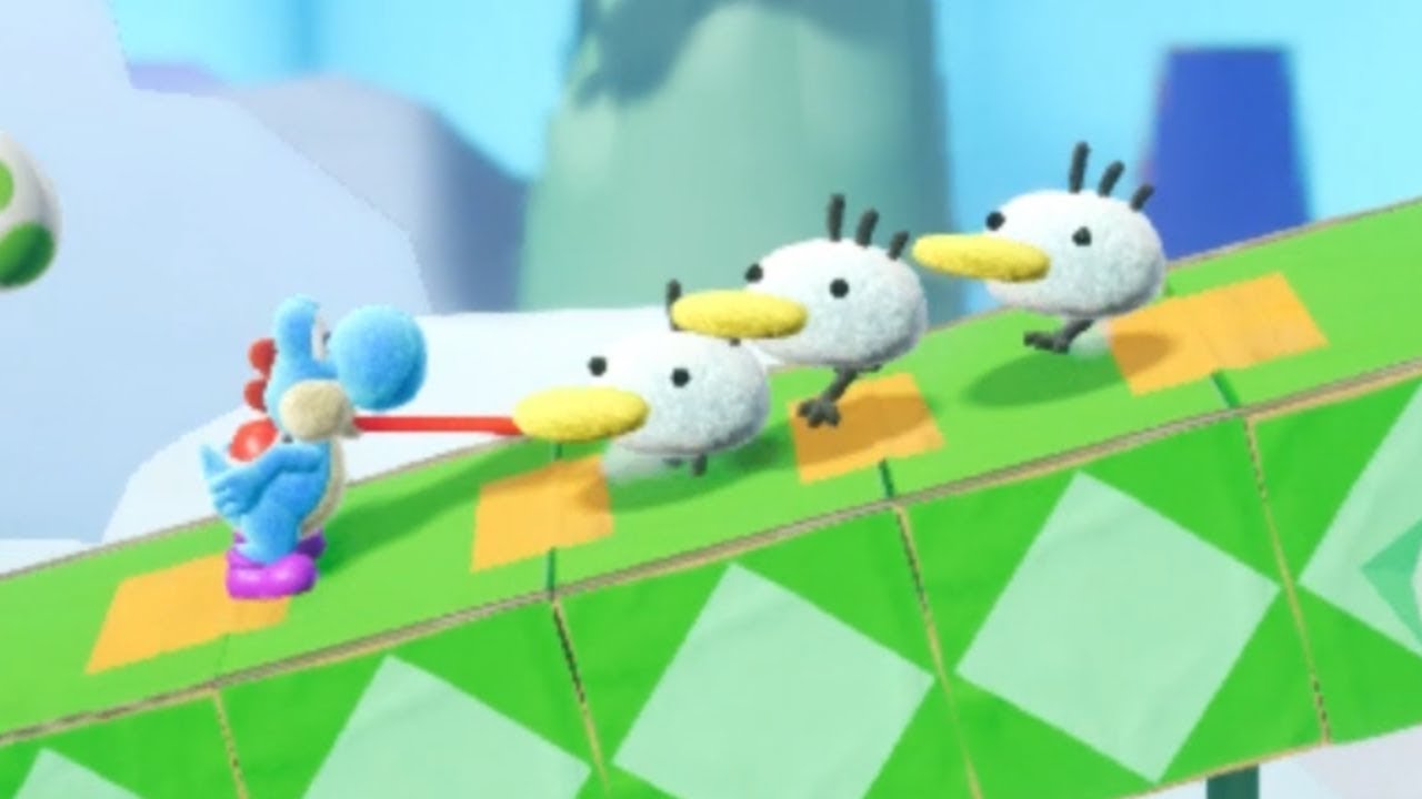 Yoshi's Crafted World - 100% Walkthrough - Open, Shut! - Front & Flip Side