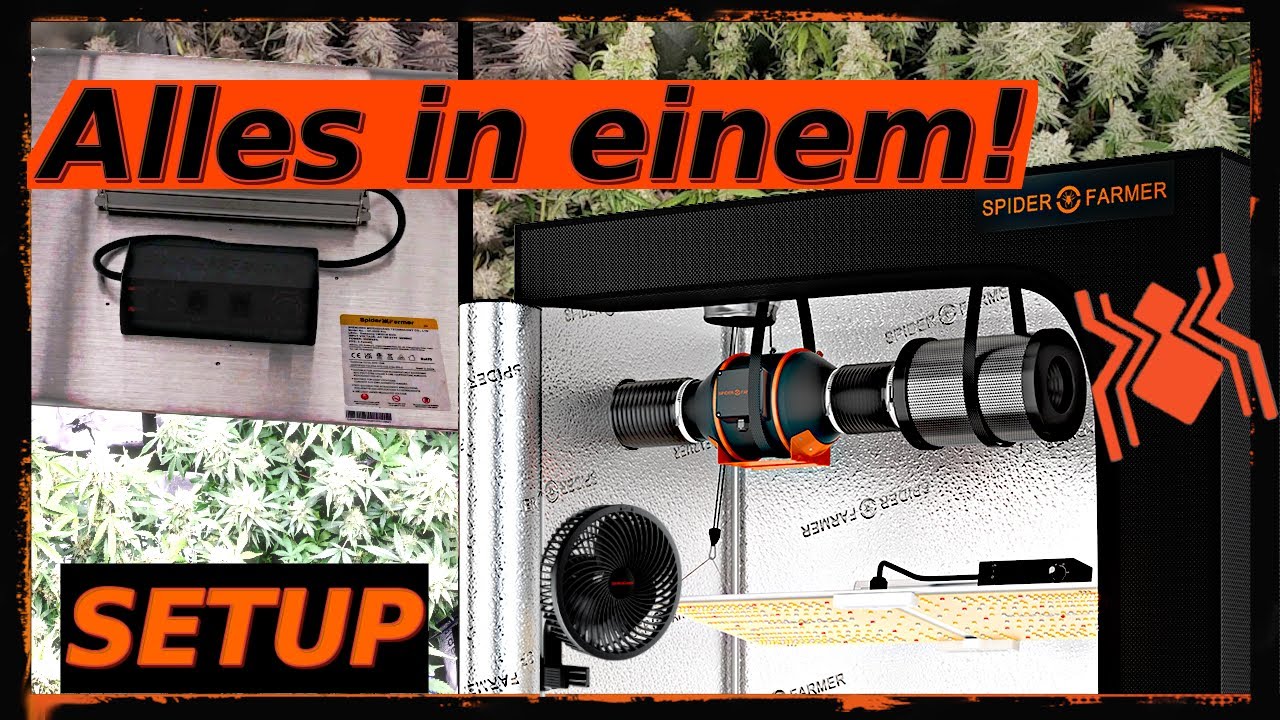 🕷️🍁 GROWBOX SET 🍁🕸️ Spider Farmer SF2000 EVO Komplettset f&uuml;r Anf&auml;nger & Profis! Top Preis & Qualit&auml;t