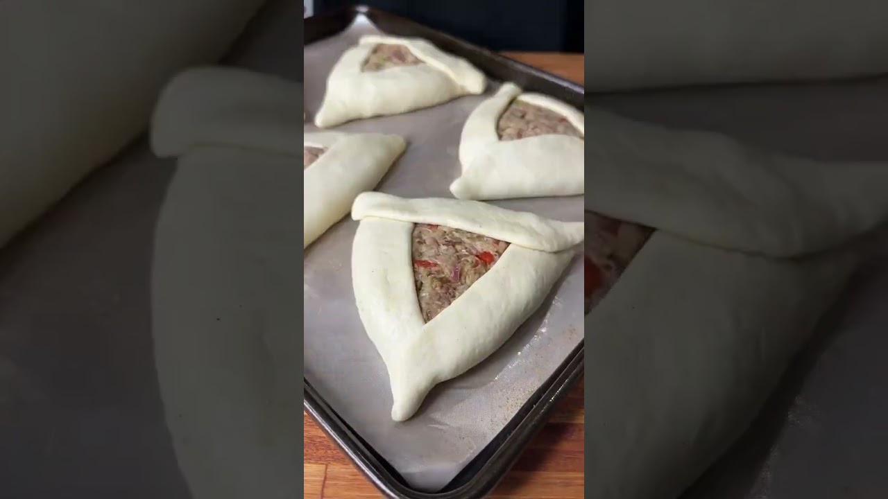 RECETA F&Aacute;CIL DE FATAY O EMPANADAS &Aacute;RABES #shorts #recetasfaciles #comidacasera #comidaarabe