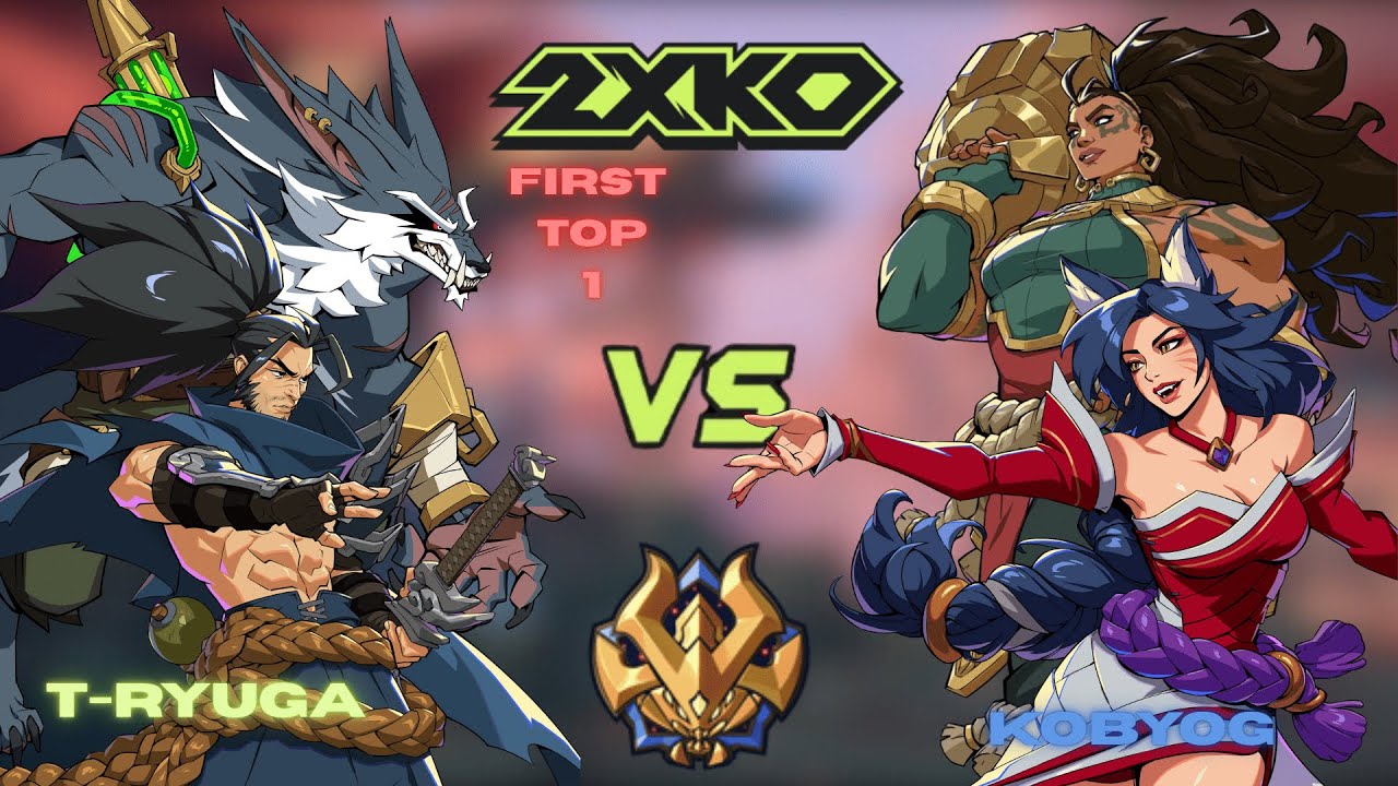 2XKO FT3 ▰ T-Ryuga( Yasuo/Warwick) vs KobyOG(Ahri/Illaoi) #2xko #leagueoflegends #lol
