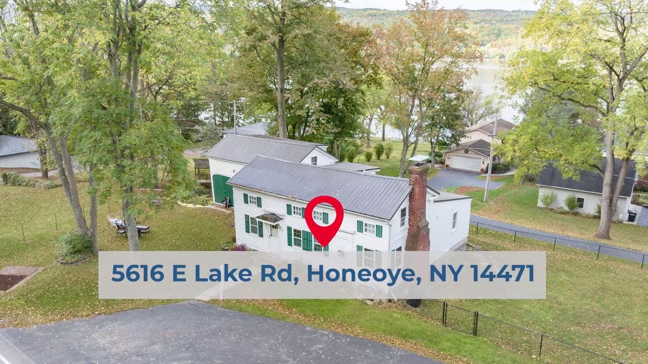 5616 E Lake Rd, Honeoye, NY 14471  - Aerial Video Tour by R3D Media