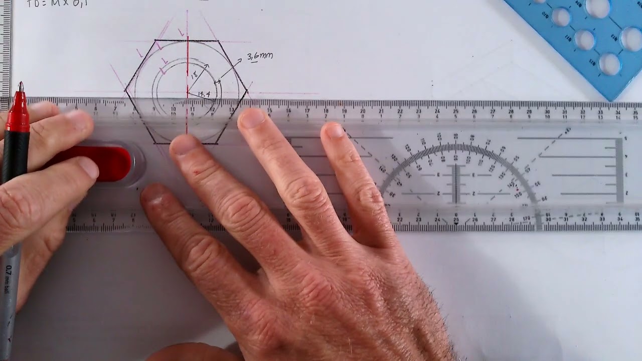 C Block M36 NUT Drawing