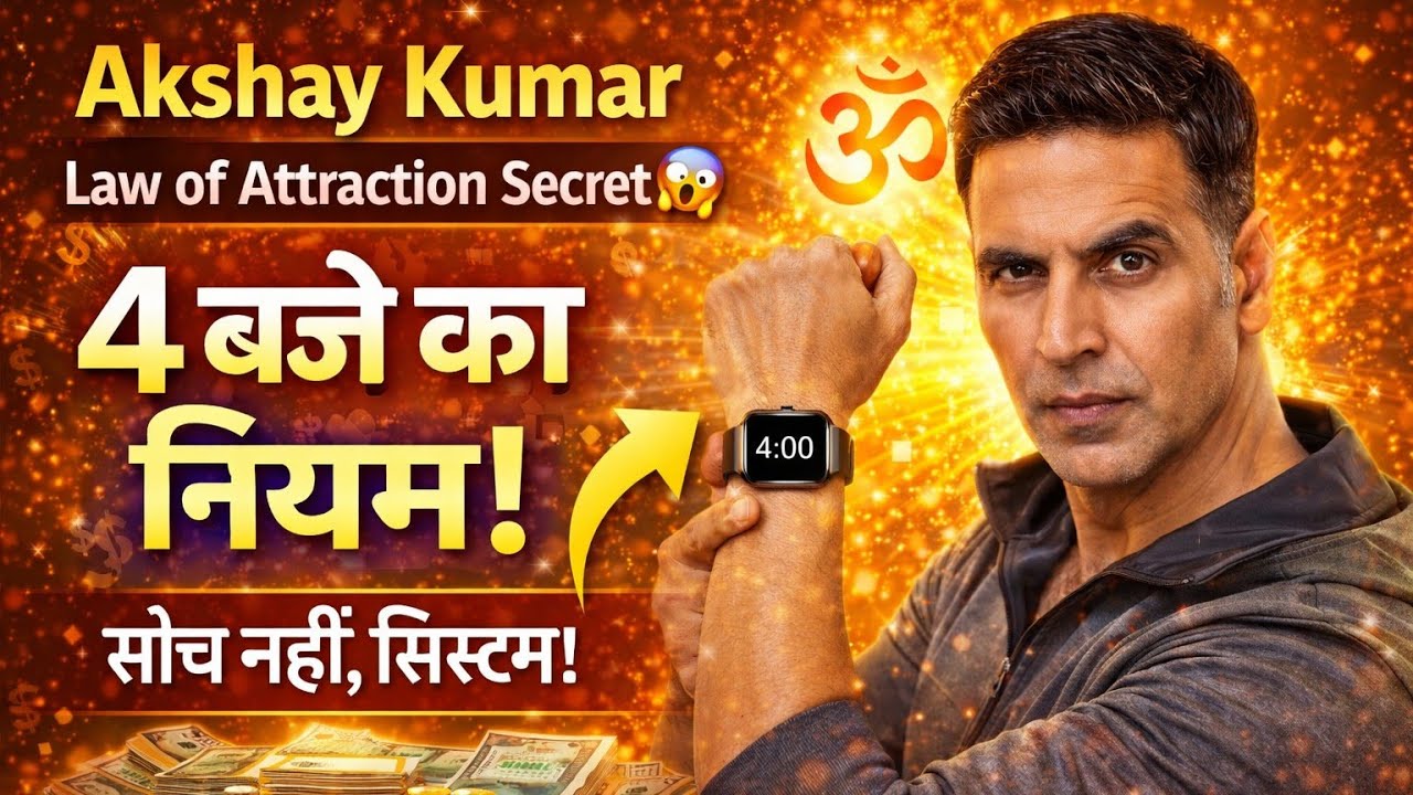 “Akshay Kumar Law of Attraction Secret 😱 | Discipline + Manifestation Formula in Hindi