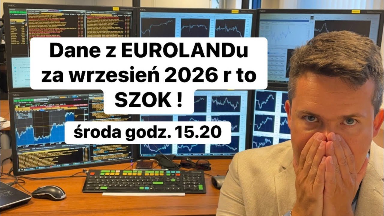 🔥SZOK🔥Ale Dane Makro z EUROLANDu Za Wrzesień 2026 r🔥