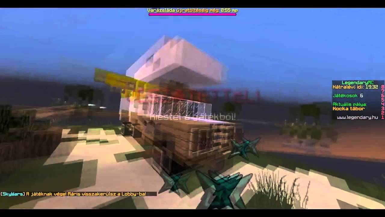 LegendaryMC SkyWars w/FisX99 Elvagyunk mint k&eacute;s, a vajban!