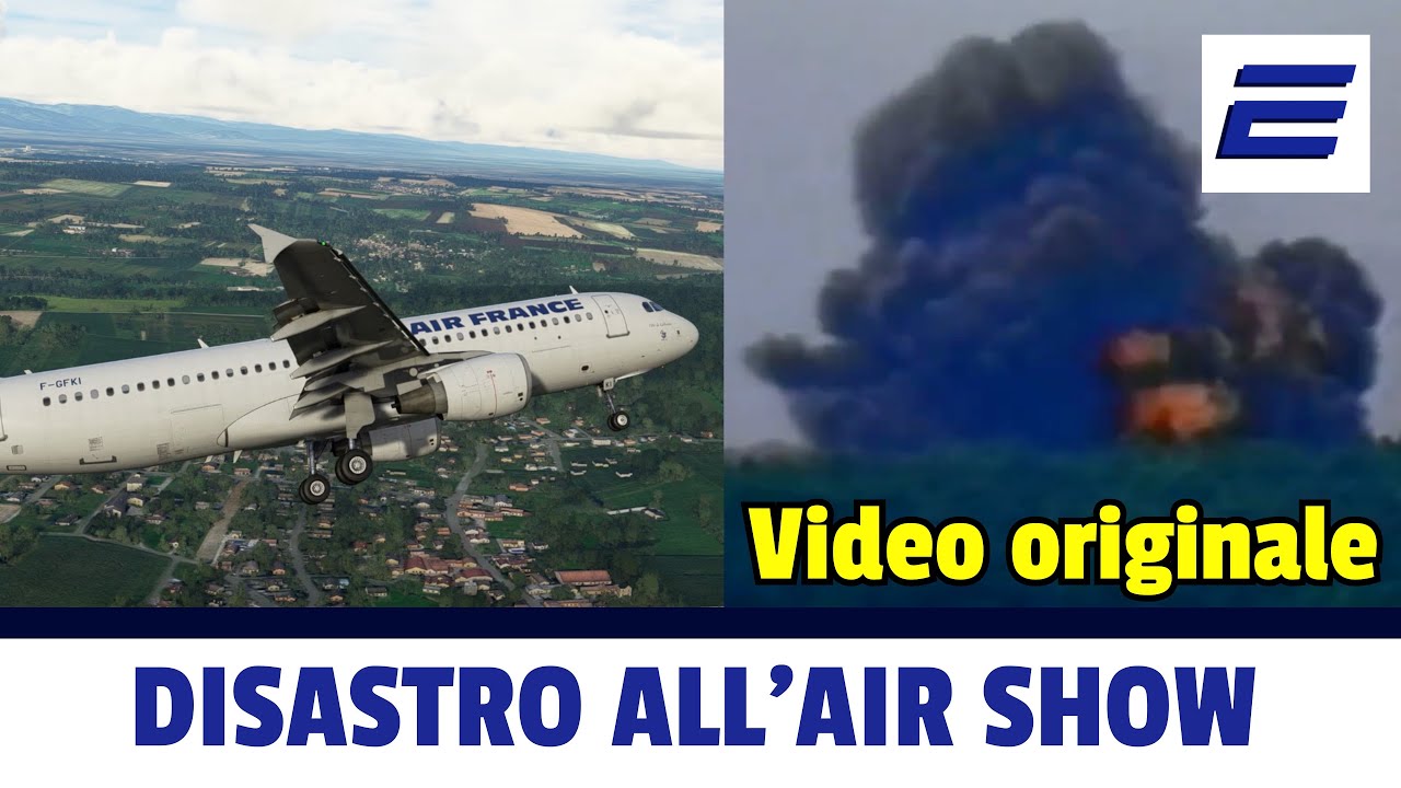 ⚫️ DISASTRO ALL'AIR SHOW, IL PRIMO INCIDENTE DELL 'AIRBUS A320 - ✈️ Volo Air France 296Q