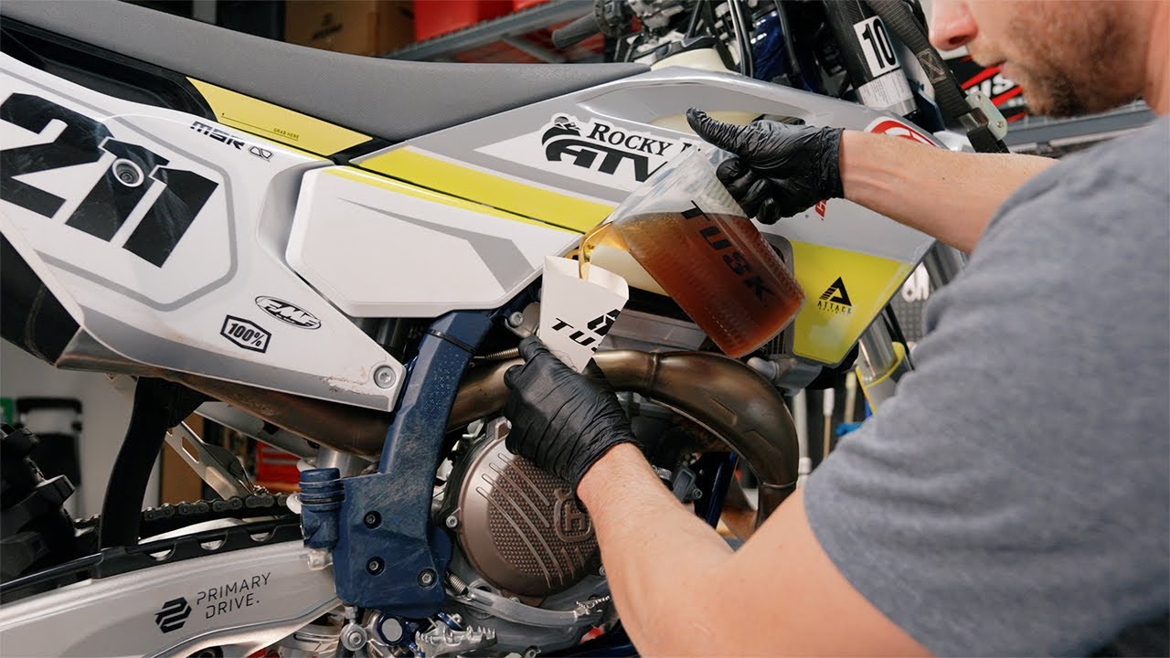 Как заменить масло в KTM/Husqvarna/GasGas 250 и 350