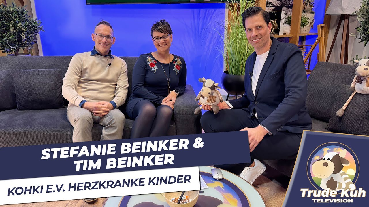 Stefanie und Tim Beinker von Kohki e.V. zu Gast bei &bdquo;Trude Kuh&ldquo;