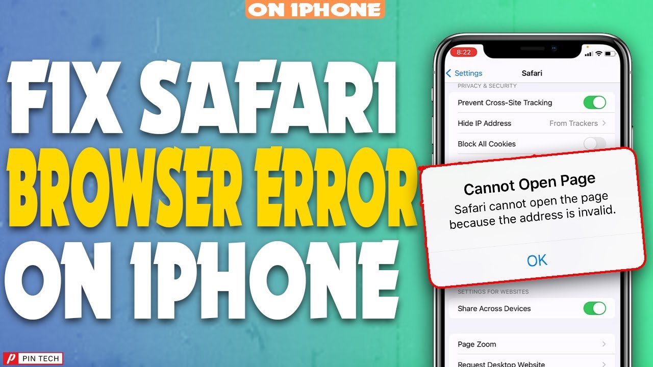 how to fix safari browser error on iPhone 2023 | PIN TECH |