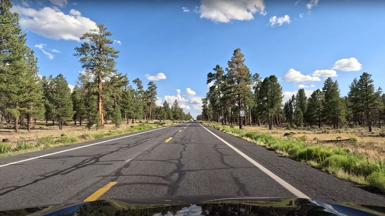 US 64 Southbound: South Rim Exit to Valle, AZ – Grand Canyon Desert Drive