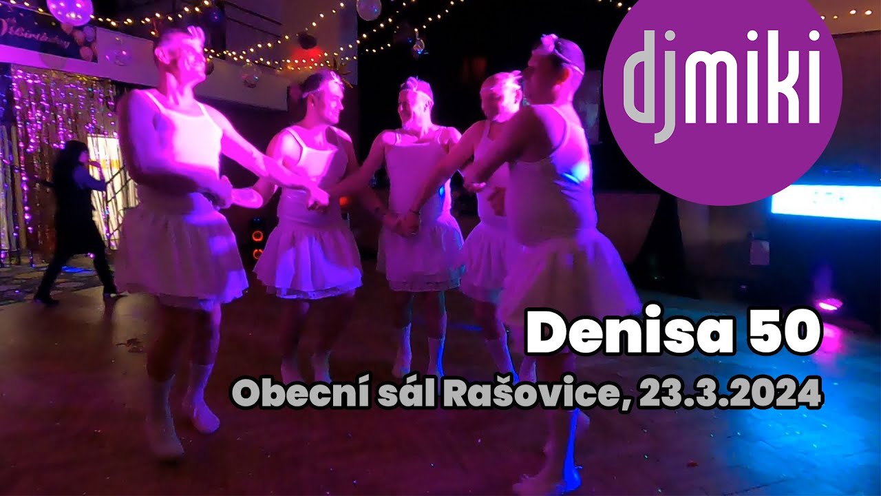 DJ Miki / Denisa oslavila 50. narozeniny! Tohle video musíte vidět! 💜❤💙💚💛