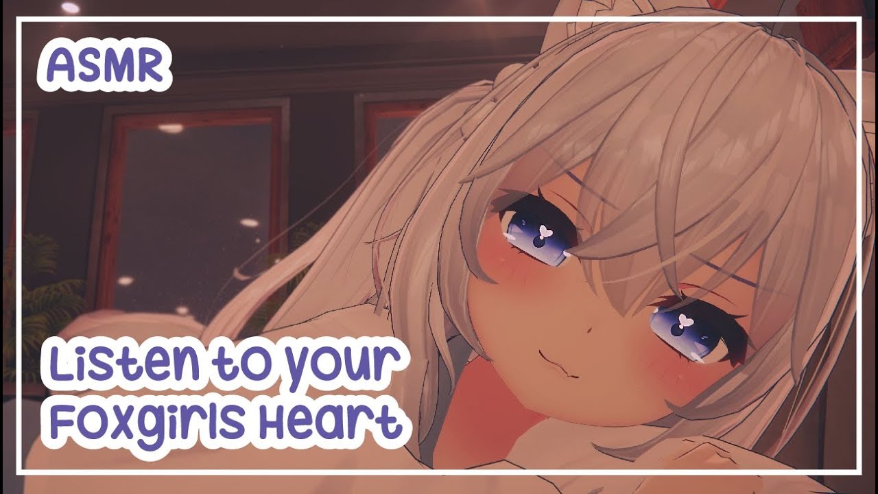 [ASMR-VRC] Foxgirl Takes you in - Listen to my heart ~♥~