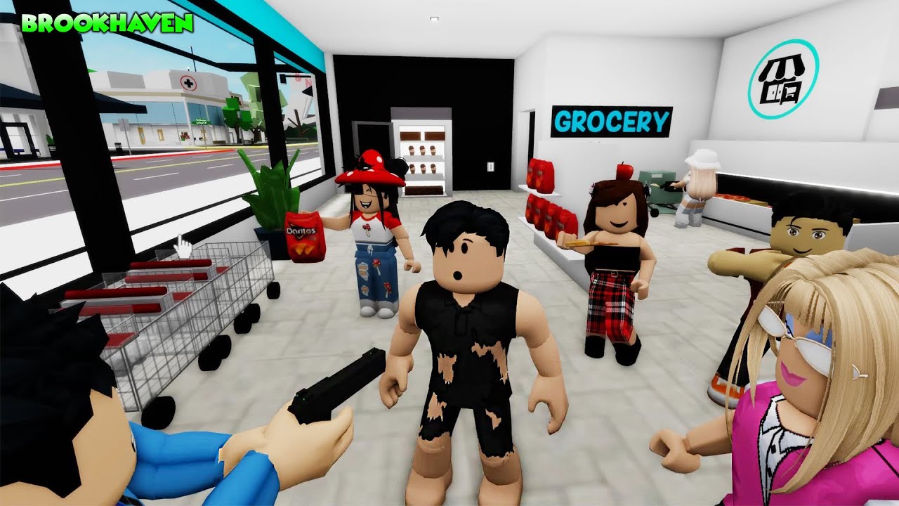 FAKİR ADAM AÇ HIRSIZLIK YAPIYOR !!! 😲 ACIKLI HİKAYE 😭 / ROBLOX BROOKHAVEN RP