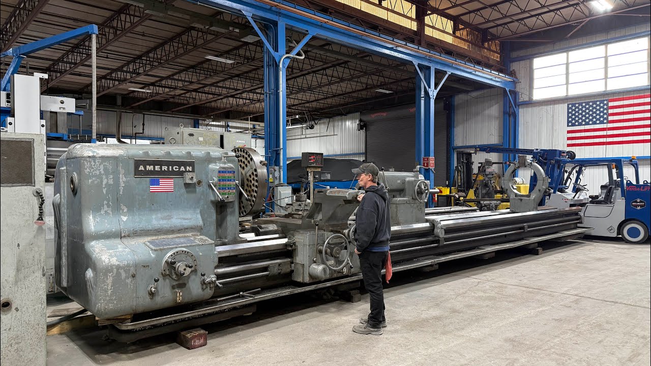 56&rdquo; X 27&rsquo; cc AMERICAN HD Engine Lathe Style J-9 1965