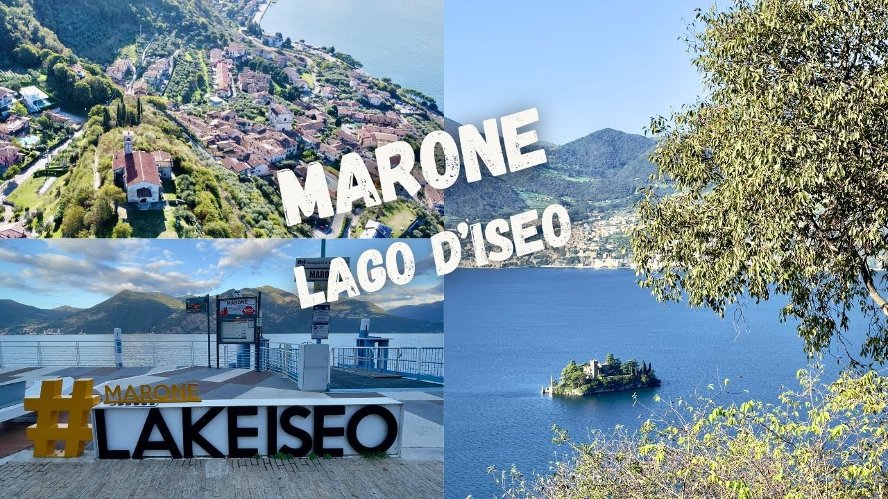 Marone-Lago d'Iseo-drone 4k