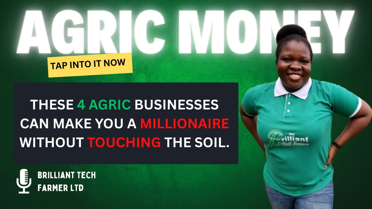 Start These 4 Agric Business and become a Millionaire in 2025 Without Touching the Soil