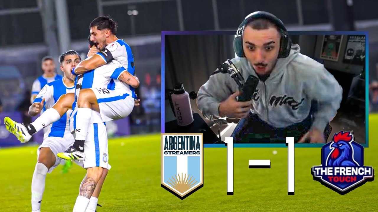 REACCION A ARGENTINA 1 - 1 FRANCIA | MUNDIAL DE STREAMERS