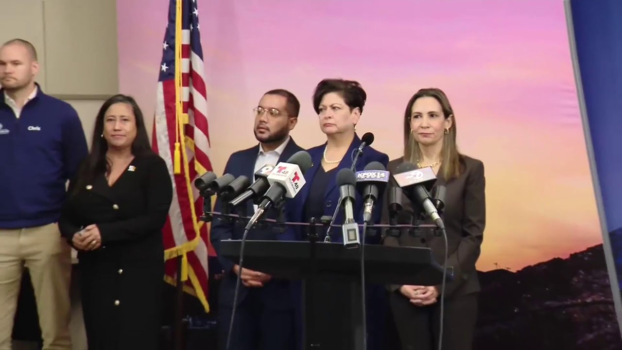 El Paso presser after closure of airspace