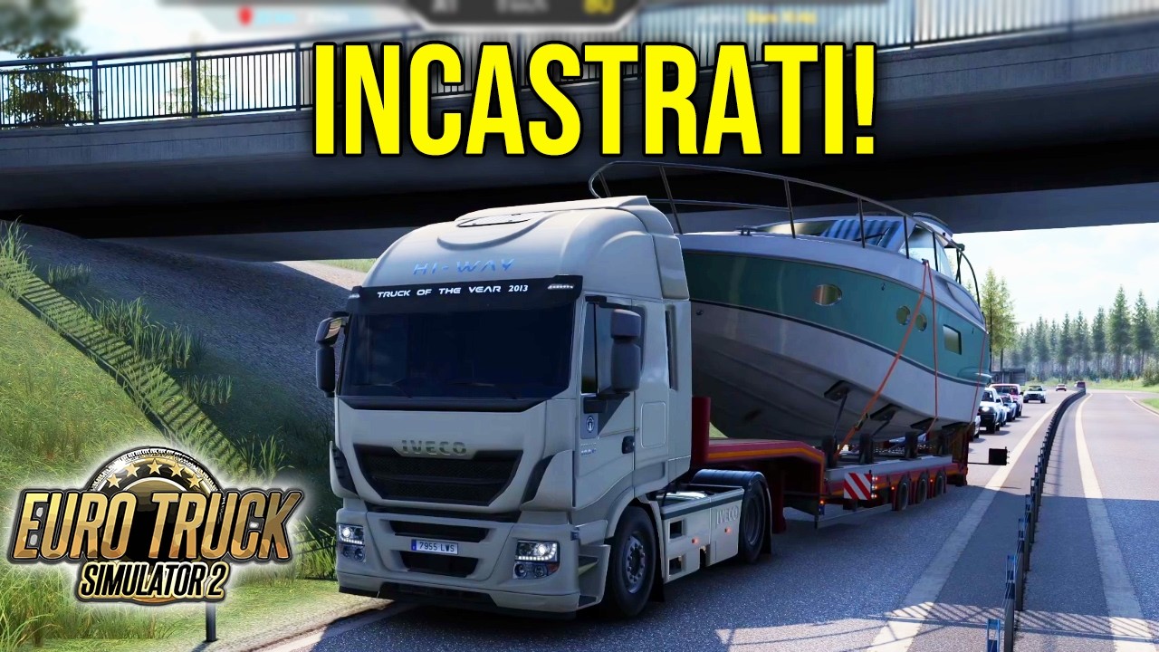 PASSAGGIO IMPOSSIBILE! 😱 Ho incastrato una BARCA su ETS2 | Euro Truck Simulator 2 Gameplay ITA | #19