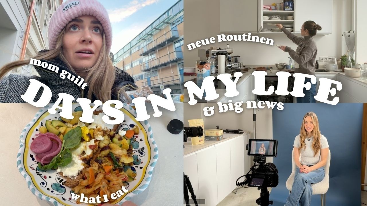 Zwischen Mom Guilt, neuen Sportroutinen & Produktlaunches - working mom vlog.
