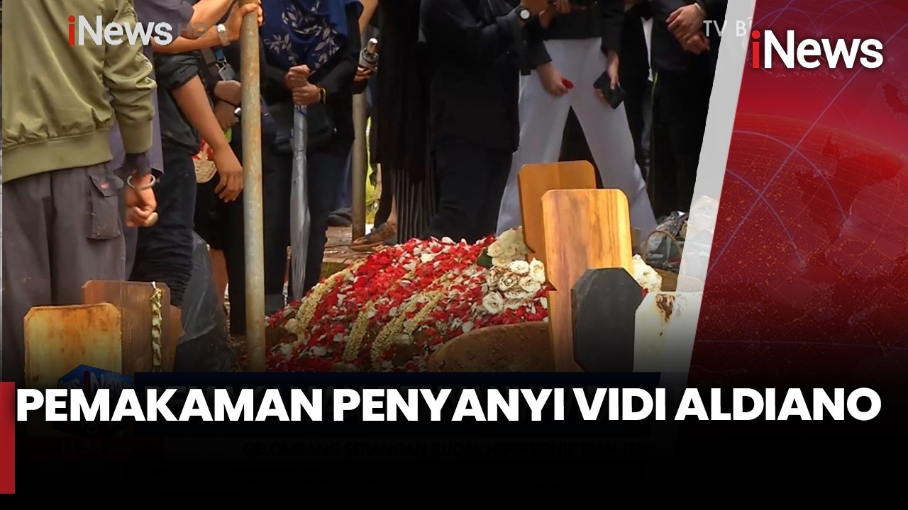 Suasana Haru Warnai Pemakaman Vidi Aldiano | iNews Siang (8/3)