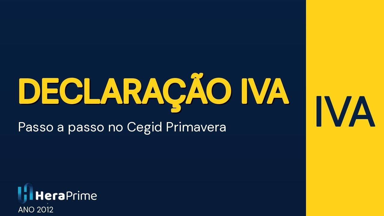 Como processar a Declaração Periódica do IVA