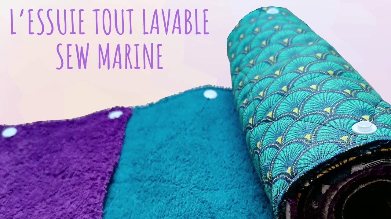 [Sew Marine] L'essuie-tout lavable  - Comment monter son rouleau grâce au système 
