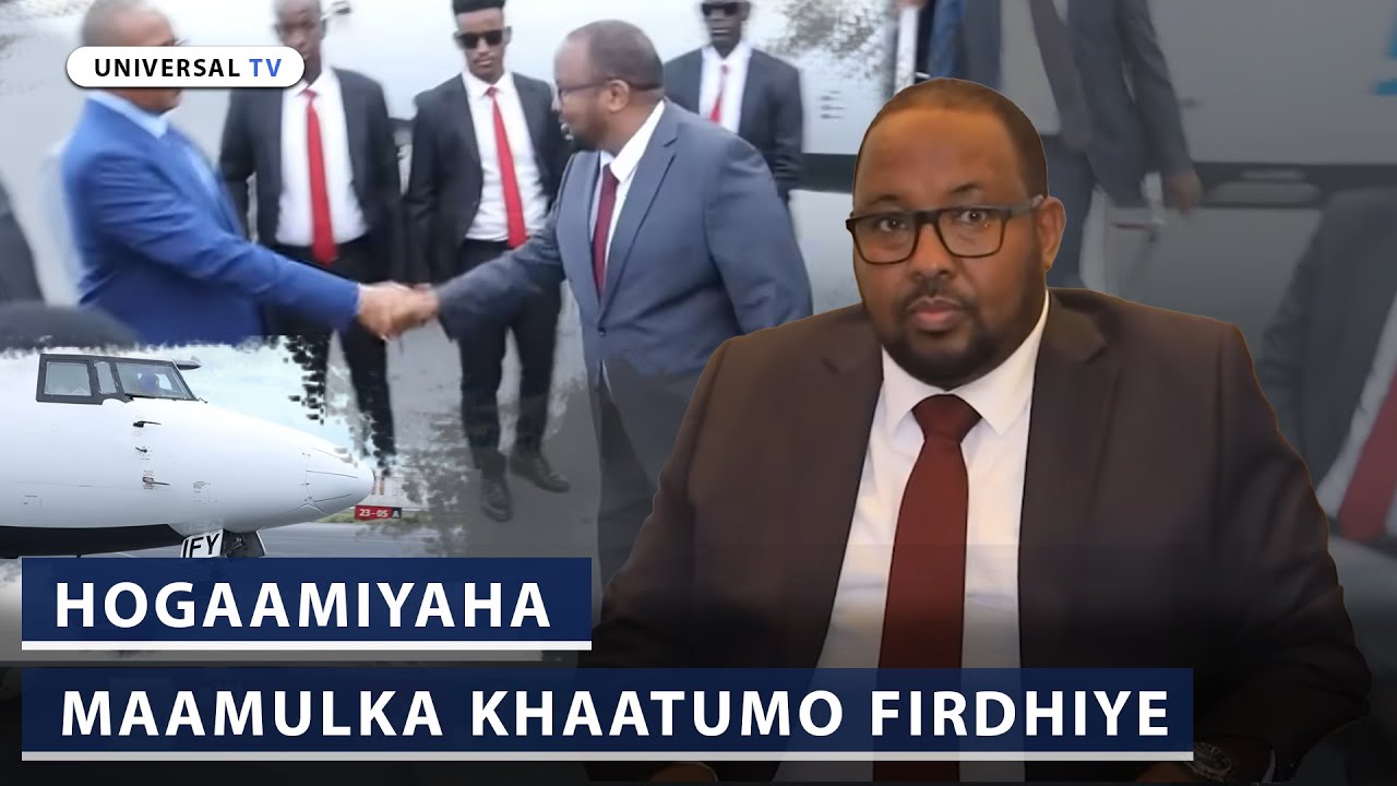 Hogaamiyaha Maamulka Khaatumo Firdhiye. oo lagu soo dhaweeyay Xamar