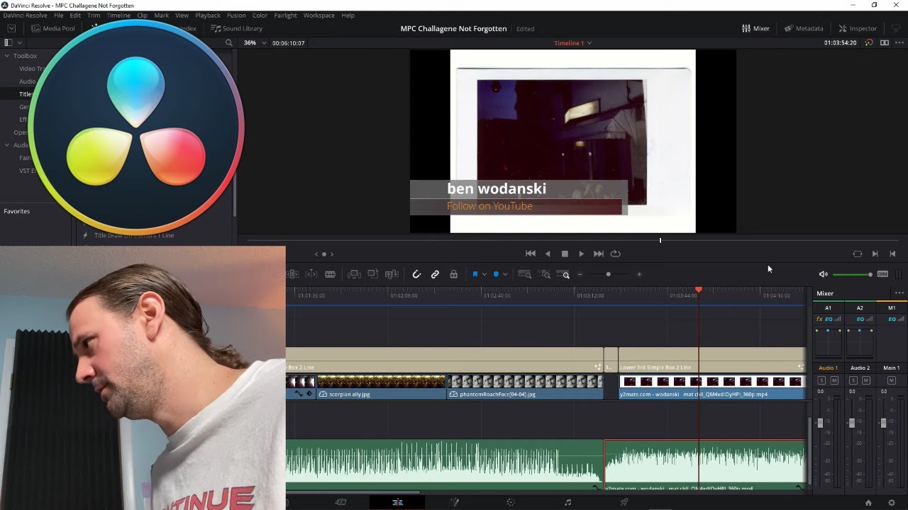 Chillin' and Making a YouTube Video Using DaVinci Resolve