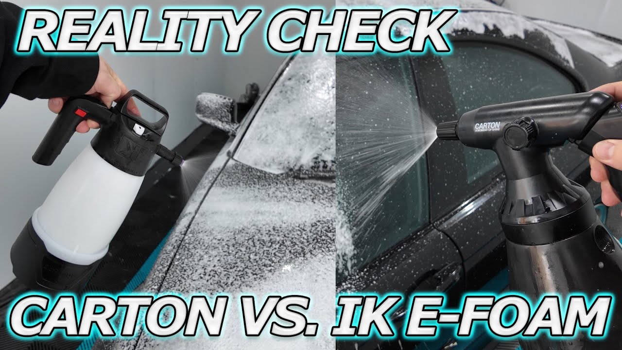 Welcher elektrische Schaumsprüher kann wirklich überzeugen? IK eFoam Pro2 vs. Carton EP02 Vergleich