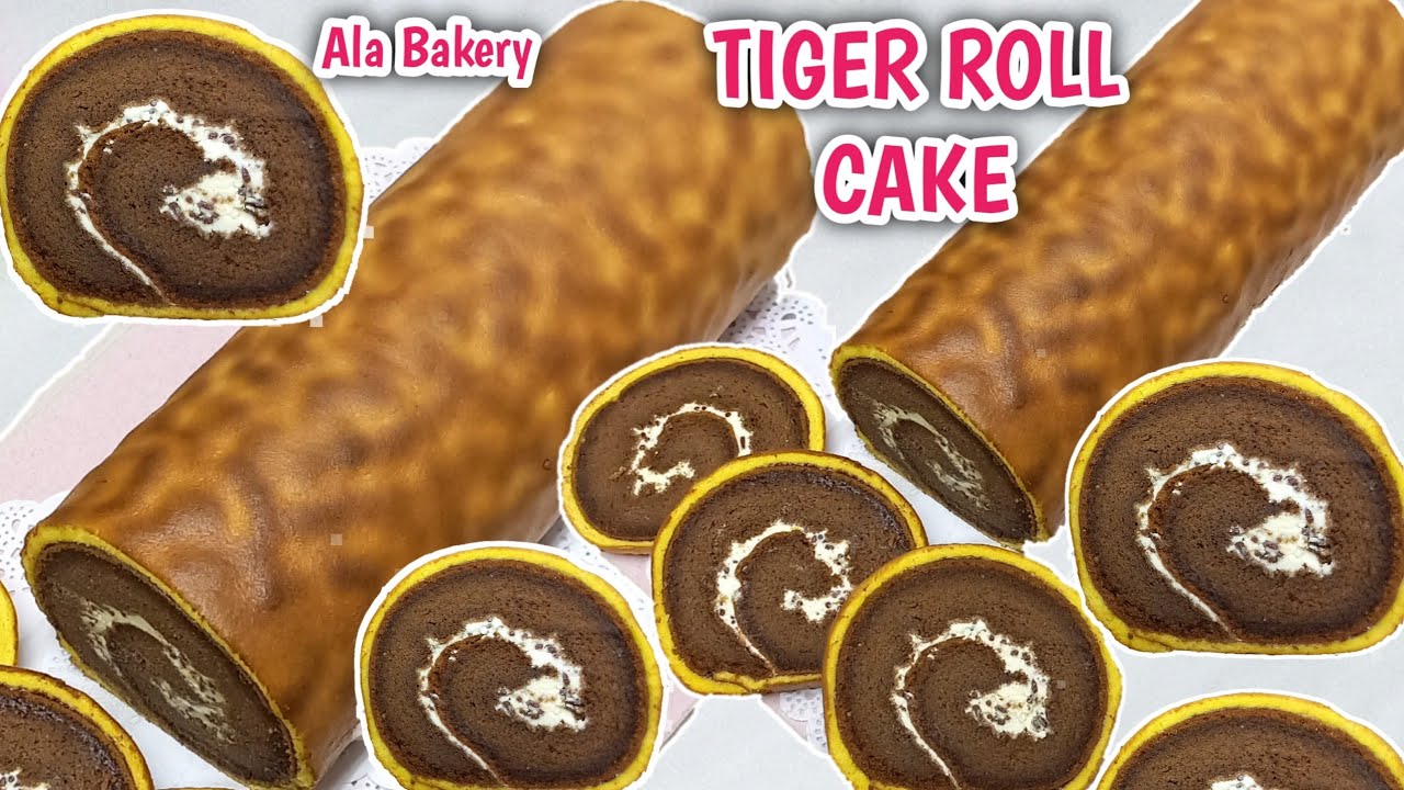 Di Bakery Harganya Bisa Sampai 100 Ribuan - Kita Buat Sendiri Aja Yuk, Tiger Roll Cake Ala Bakery