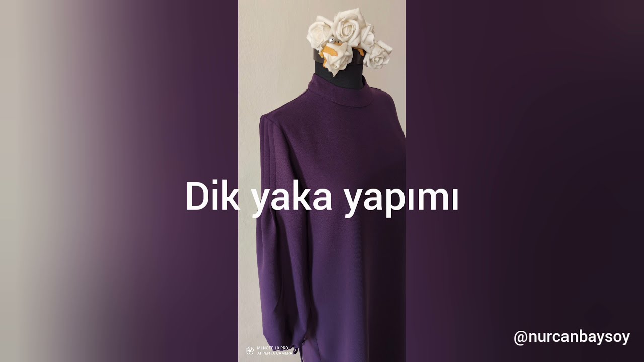 Pratik dik yaka kesim ve dikimi ✂️✂️