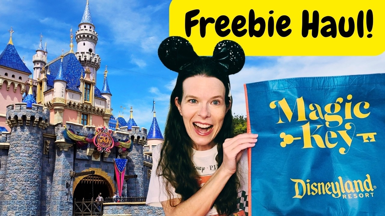 The Secret Perks of Being A Disneyland Magic Key Holder - My FREEBIE HAUL!