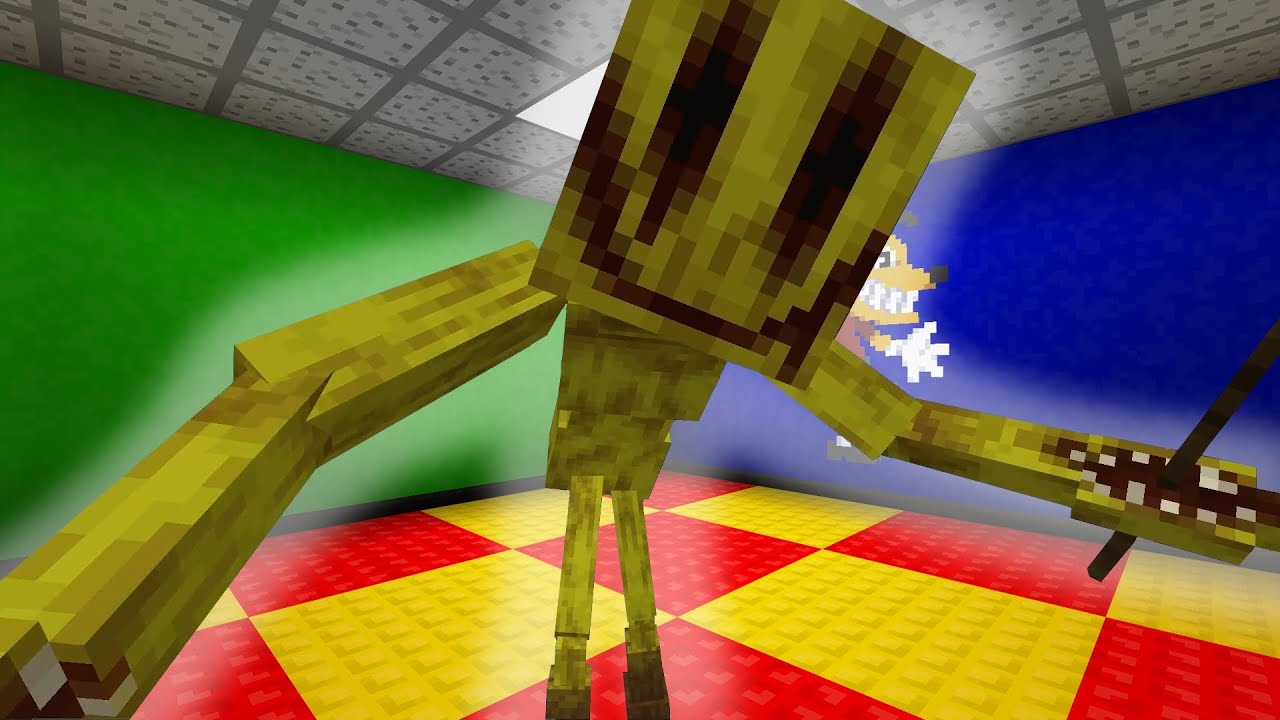 Escaping the Backrooms in Minecraft