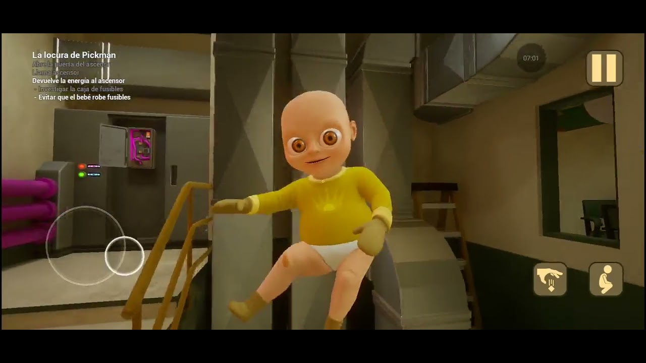 La parte 2 del bebé de amarillo moustro