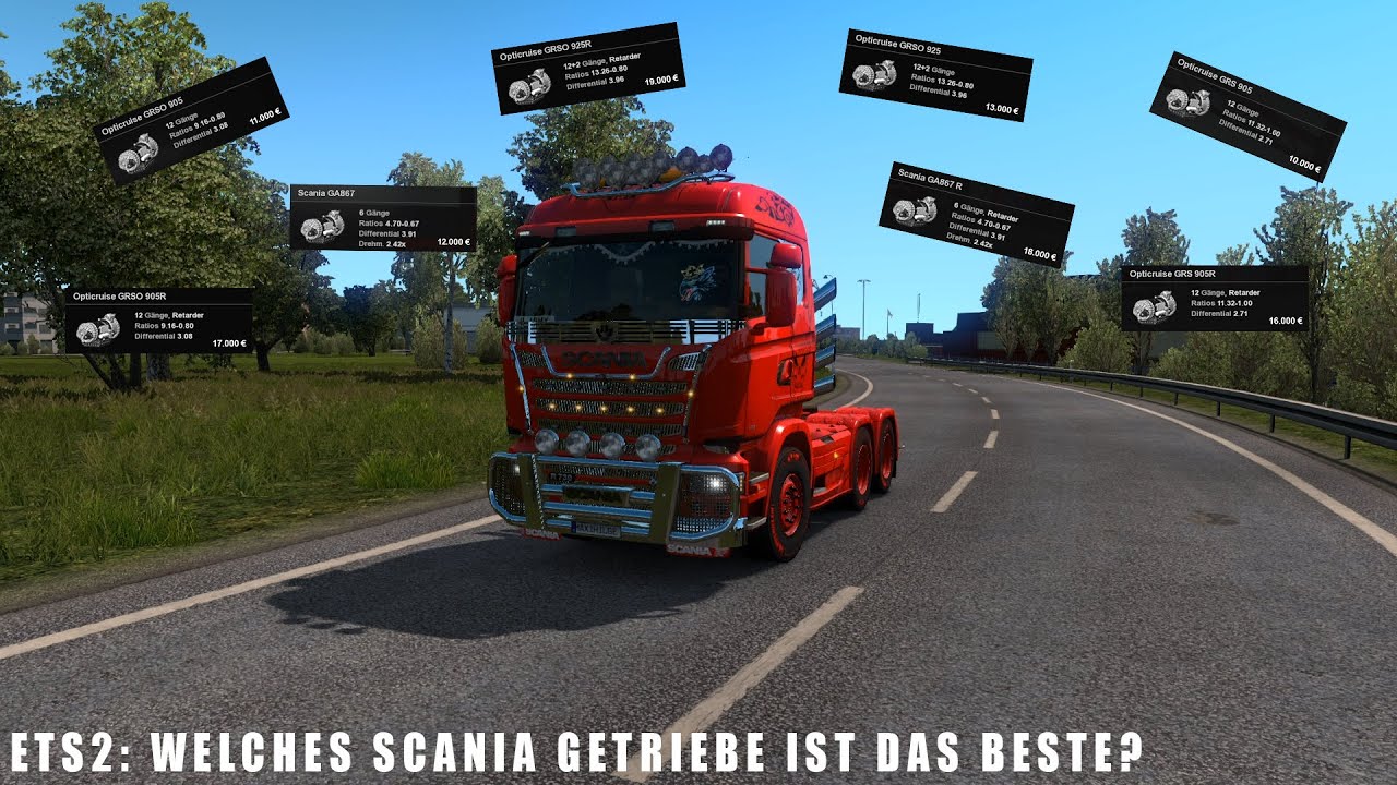 ETS2: Welches Scania Getriebe ist das beste? Teil 1