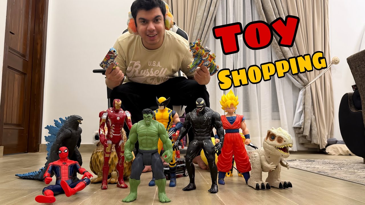 TOY SHOPPING FOR GAMING ROOM 😍