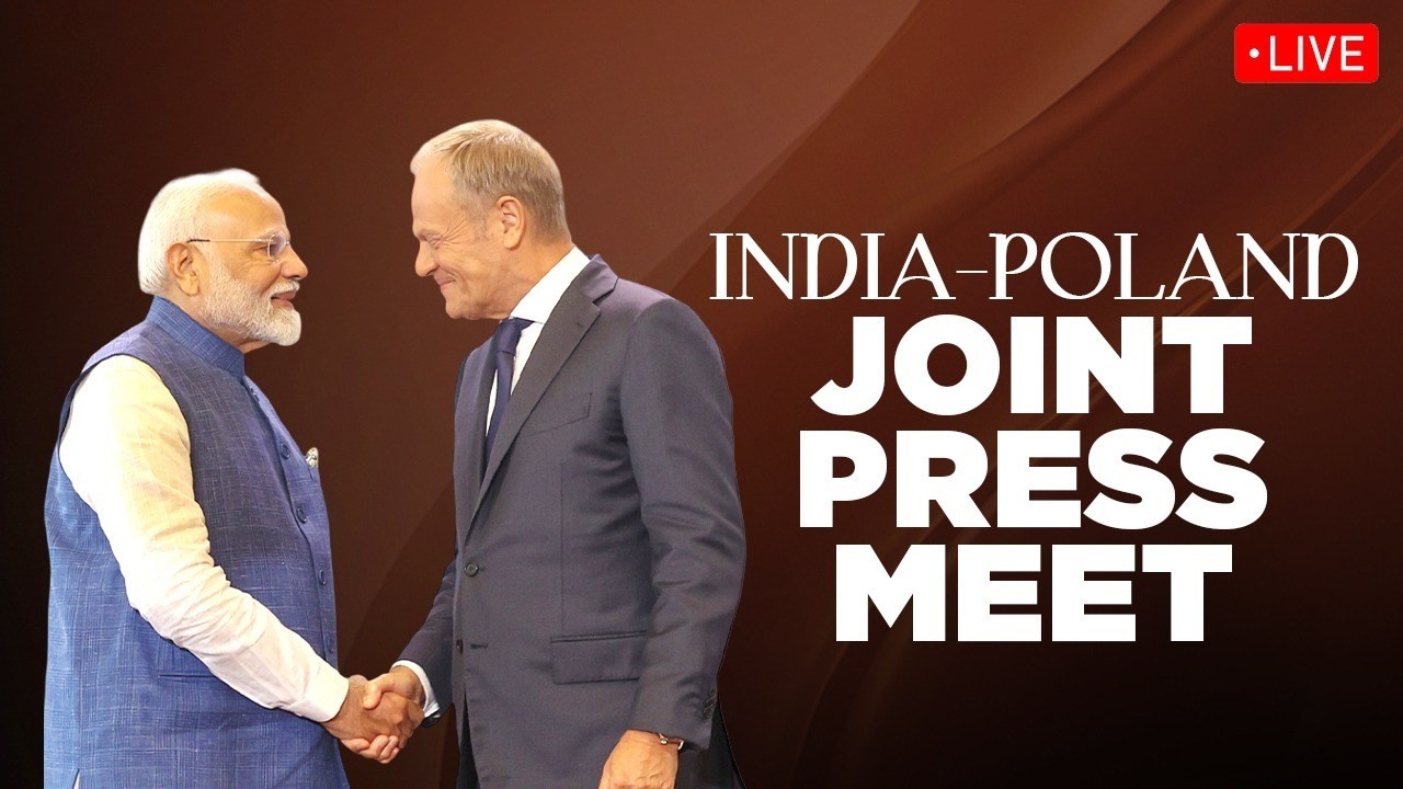 LIVE: PM Modi, Polish PM Donald Tusk attend joint press meet