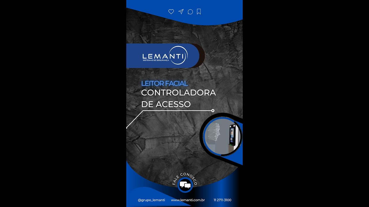 Leitora Facial controladora de acesso - Grupo Lemanti