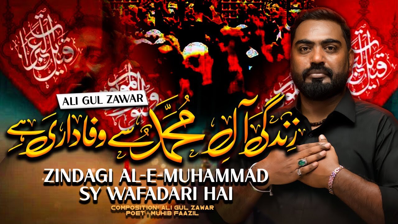 Nohay 2024 | Zindagi Aley e Muhammad Sey Wafadari Hai | Ali Gul Zawar | New Noha 2024