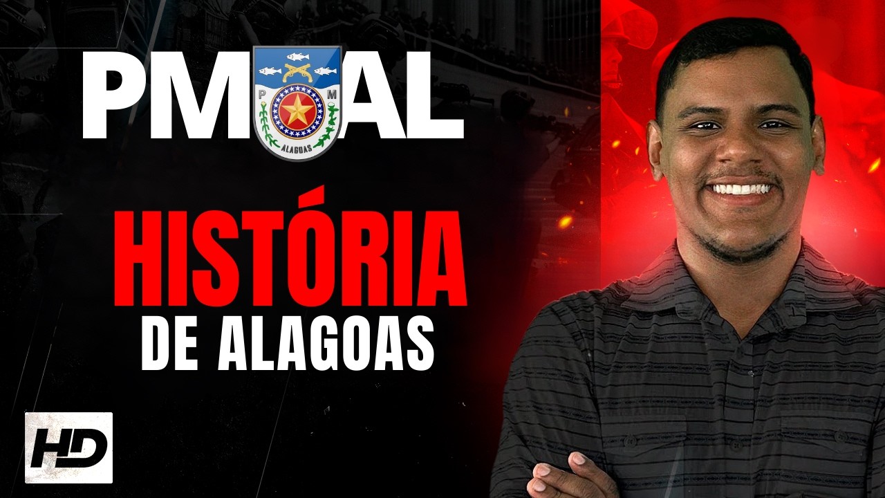 HIST&Oacute;RIA DE ALAGOAS PARA PMAL 2026 - HD CURSOS