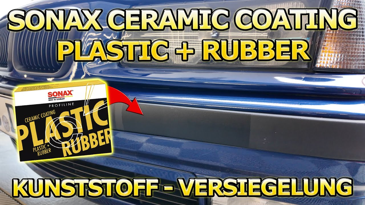Kommt hier die neue NO.1? SONAX PROFILINE CeramicCoating Plastic+Rubber Anleitung und Langzeittest
