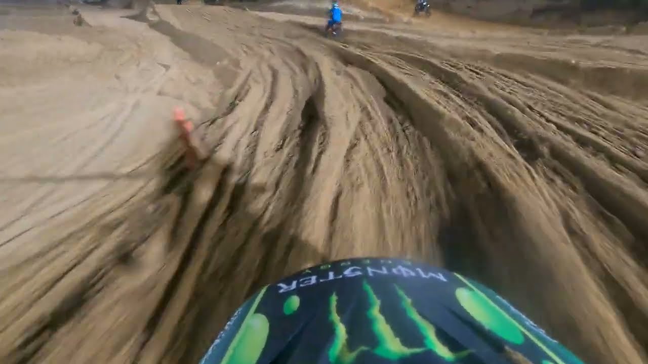 Dade City Mx Thursday night practice. Vet class moto 2 getting rutty