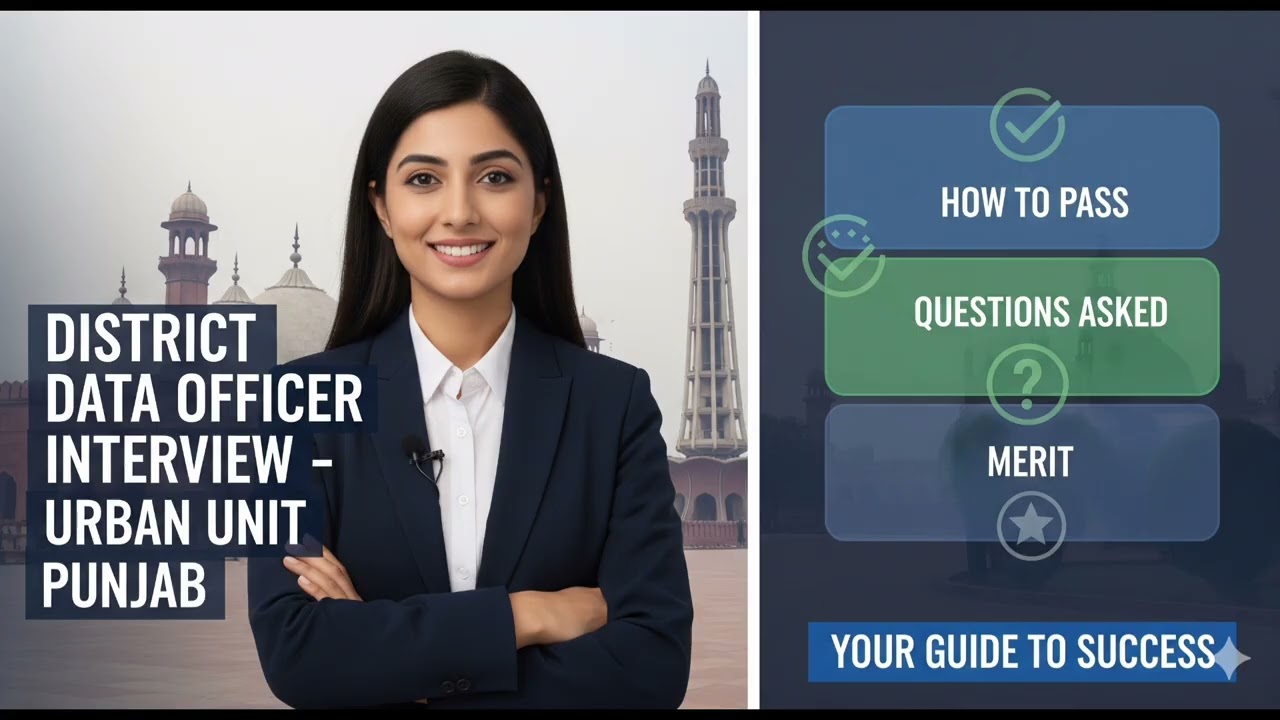 Urban Unit District Data Officer Interview Details | Test Pattern, Salary & Job Duties 2026
