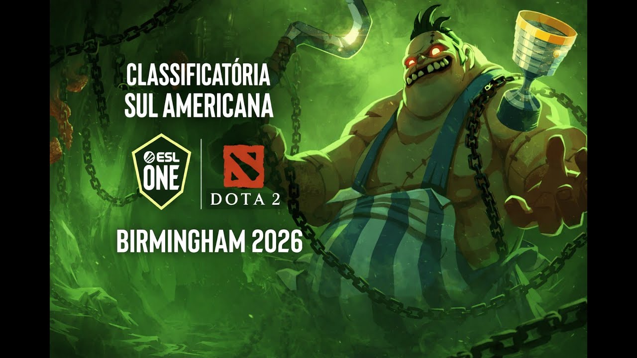 BRASIL NA ESL ONE BIRMINGHAM 2026 🏆 QLFY SA — DOTA 2 [PT-BR] AO VIVO - NS_ART