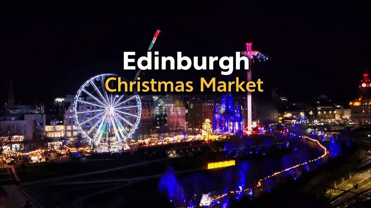 Christmas in Edinburgh Feels Magical 🎄✨