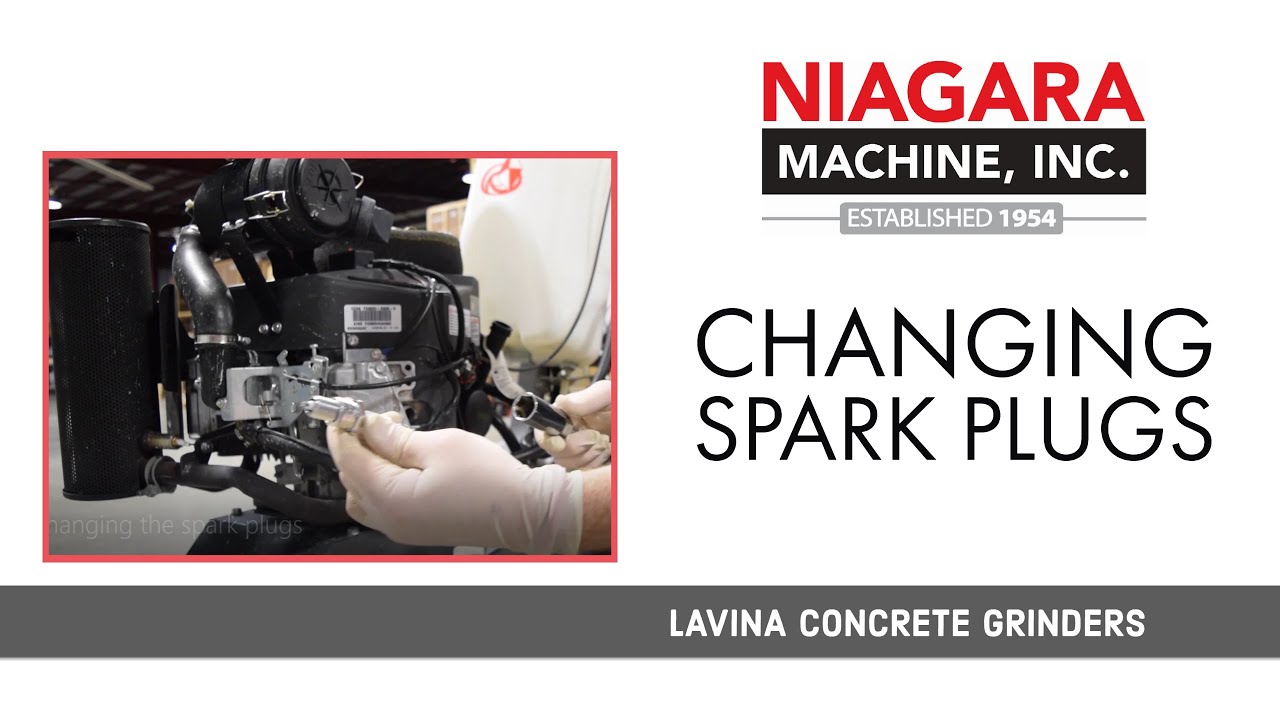Changing the Spark Plugs on a Lavina Grinder