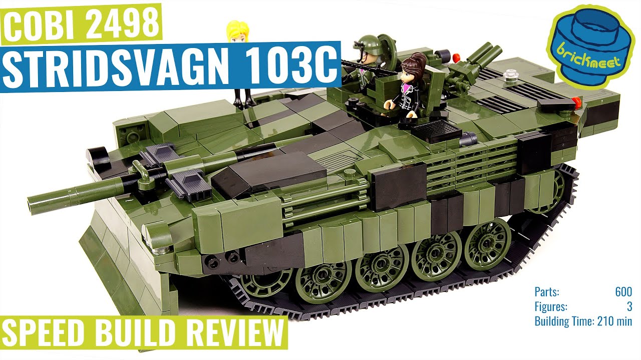 COBI 2498 Stridsvagn 103C - Speed Build Review