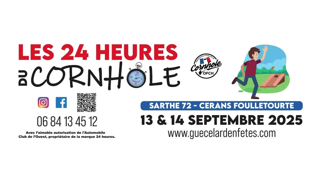 Tournoi de cornhole de Guécélard, 22 Février 2025