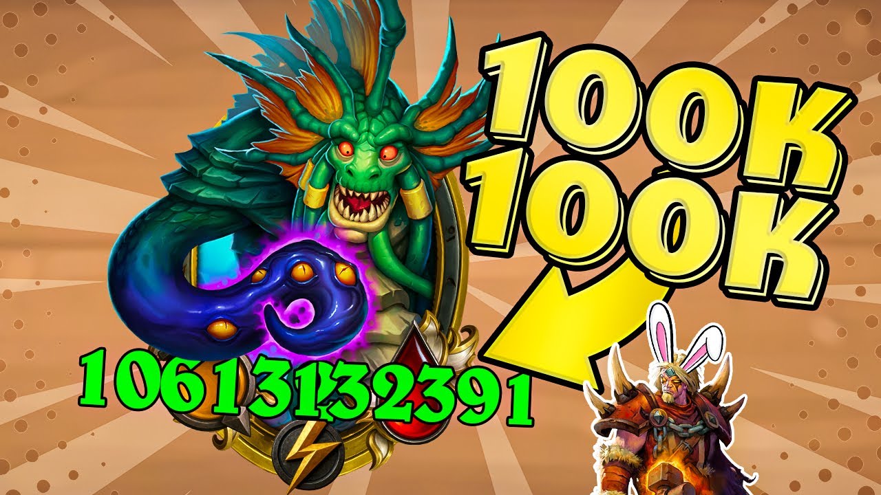 I made a 100,000/100,000 MINION! | Hearthstone Battlegrounds